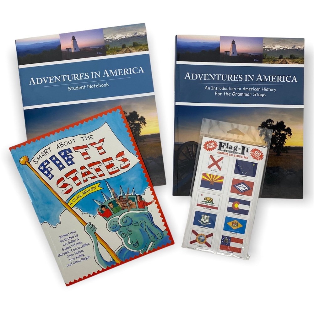 Adventures in America K Elementary US History Homeschool Curriculum 50 States